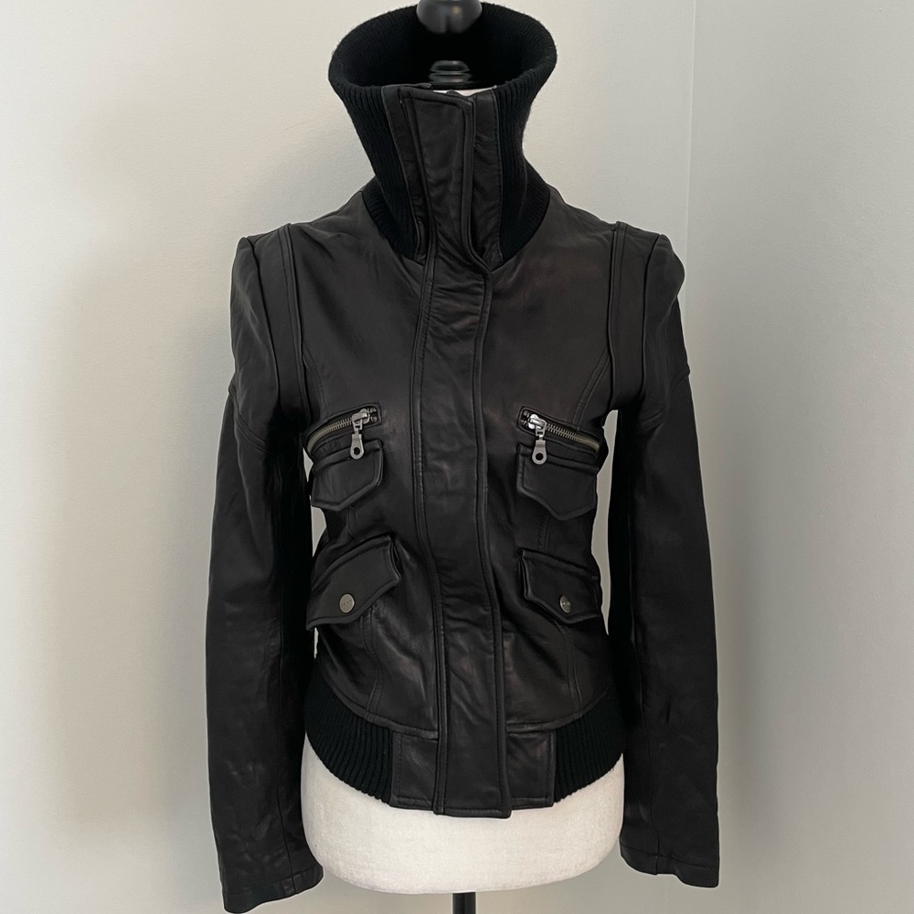 DKNY leather jacket